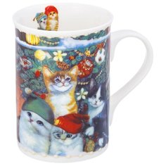 Elan gallery Кружка Кошки 300 мл белый