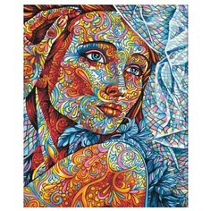 Мосфа Картина по номерам "Витражный портрет" 40х50 см (7С-0292)