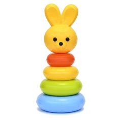 Пирамидка Росигрушка Зая 9639