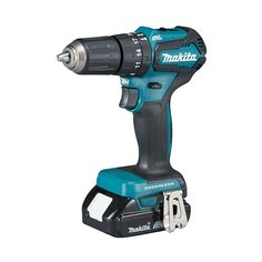 Ударная аккумуляторная дрель-шуруповерт Makita DHP483SYE 40 Н·м синий/черный