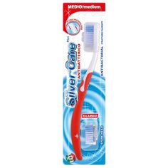 Зубная щетка Silver Care Plus Дельфин, средняя жесткость, в ассортименте