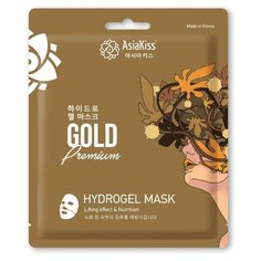 Asiakiss Гидрогелевая маска с экстрактом золота, 20 г