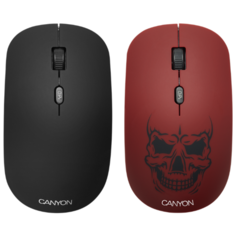 Мышь Canyon CND-CMSW401RS Череп Red USB