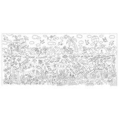 Проф-Пресс Очень большая раскраска. Однажды в океане