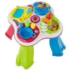 Интерактивная развивающая игрушка Chicco Говорящий столик белый