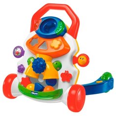 Каталка-ходунки Chicco Игровой центр (65261) со звуковыми эффектами синий/белый/красный