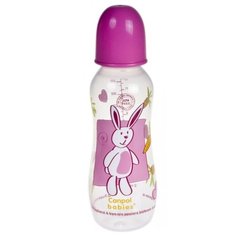 Canpol Babies Бутылочка пластиковая 330 мл, лиловый