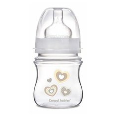 Canpol Babies Бутылочка антиколиковая с широким горлом EasyStart Newborn Baby 120 мл с рождения, бесцветный