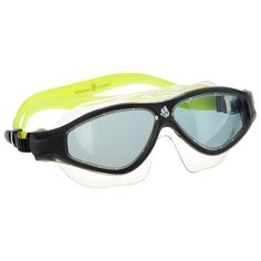 Очки-маска для плавания MAD WAVE Flame Mask black/green