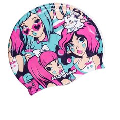 Шапочка для плавания MAD WAVE Glamour розовый