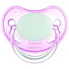 Пустышка латексная ортодонтическая Canpol Babies Basic 6-18 м (1 шт) розовый