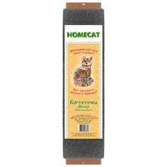 Когтеточка Homecat малая 58 х 10 см серый/коричневый