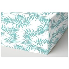 Простыня Ночь Нежна Тропики 90 х 200 см зеленый