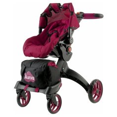 Коляска-трансформер Buggy Boom Aurora (9005) бордовая