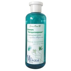 Green Mama шампунь Морской Сад Фиторегенерация от выпадения волос с морскими водорослями 400 мл