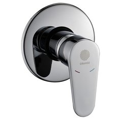 Смеситель для душа Orange Flipo M23-400Cr однорычажный встраиваемый хром