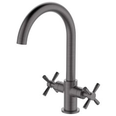 Смеситель для кухни (мойки) Orange Mia M34-821Gr двухрычажный