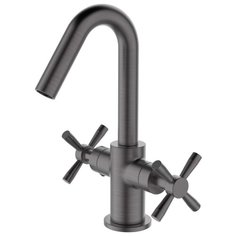 Смеситель для раковины (умывальника) Orange Mia M34-011Gr двухрычажный