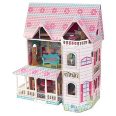 KidKraft Особняк Эбби 65941, розовый/голубой