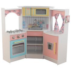Кухня KidKraft 53368 розовый/желтый/голубой