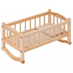 PAREMO Кроватка-люлька для кукол (PFD116-03) бежевый