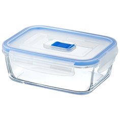 Luminarc Контейнер прямоугольный Pure Box Active 0,82 л прозрачный/синий