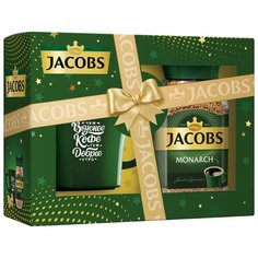Кофе растворимый Jacobs Monarch, подарочный набор с кружкой, 95 г