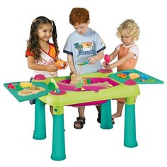 Песочница-столик KETER SAND & WATER зелено-фиолетовый