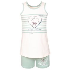 Пижама BAYKAR размер 98/104, розовый/зеленый