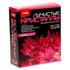Набор для исследований LORI Лучистые кристаллы малиновый