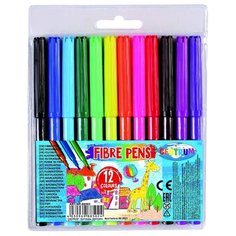 CENTRUM Фломастеры "Fibre Pens" 12 шт. (88502)