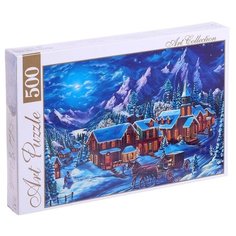 Пазл ART PUZZLE Альпийская деревня зимой (ХАП500-4418), 500 дет.
