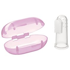 Зубная щетка Happy Baby Finger Silicone с 6 месяцев, lavender