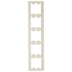 Рамка 5п Schneider Electric GLOSSA GSL000205, бежевый