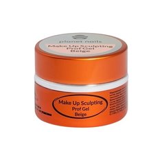 Гель planet nails Make UP Sculpting Prof Gel моделирующий, 5 г бежевый