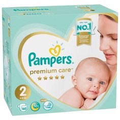 Pampers подгузники Premium Care 2 (4-8 кг) 160 шт.