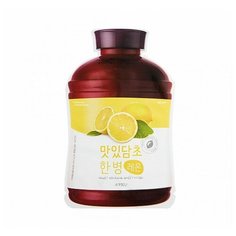 APIEU Тканевая маска для лица с экстрактом лимона Fruit Vinegar Sheet Mask Lemon, 20 г