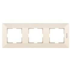 Рамка 3п Panasonic WMTF0813-2BG-RES, кремовый