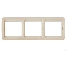 Рамка 3п СВЕТОЗАР SV-54148-W, белый