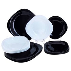 Столовый сервиз Luminarc New Carine Black and White 18 предметов N2955