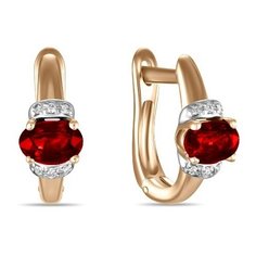 Бронницкий Ювелир Серьги из красного золота E01-D-BS-0184-RU