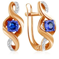 Бронницкий Ювелир Серьги из красного золота E01-D-ER26024ASA-R17