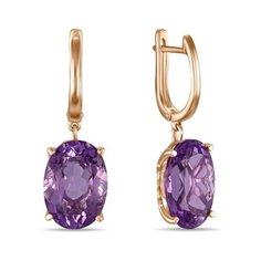 Бронницкий Ювелир Серьги из красного золота E01-C-34078-AM