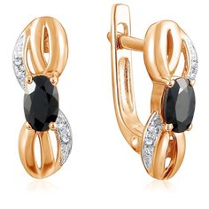 Бронницкий Ювелир Серьги из красного золота E01-D-E61153-BKSA