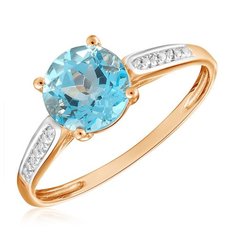 Бронницкий Ювелир Кольцо из красного золота R01-D-69015R001-R17, размер 17