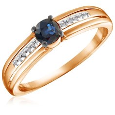 Бронницкий Ювелир Кольцо из красного золота R01-D-33770-SA, размер 17