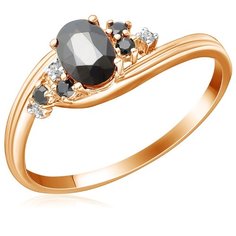 Бронницкий Ювелир Кольцо из красного золота R01-D-R61144-BKSA, размер 17