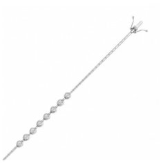 Бронницкий Ювелир Браслет из белого золота B01-D-TWB006-H, 18.5 см, 4.64 г