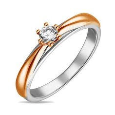 Бронницкий Ювелир Кольцо из красного золота R01-D-SOL52-015-G2, размер 17