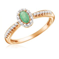 Бронницкий Ювелир Кольцо из красного золота R01-D-34444-EM, размер 19